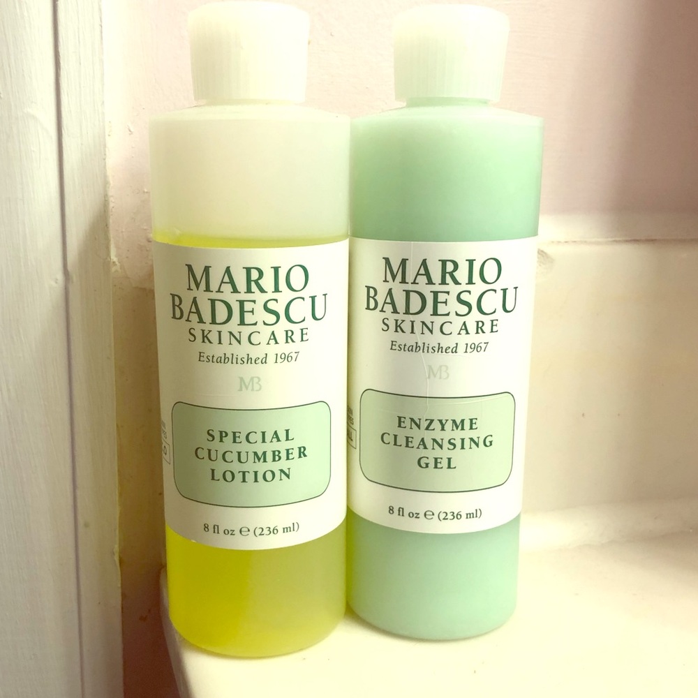 Mario Badescu Skin CleansingGel and CucumberLotion